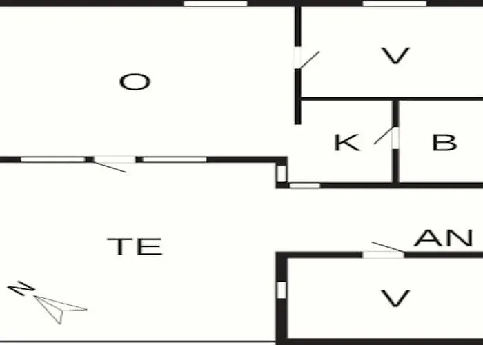 펜션 6 Person In Gudhjem-by Traum